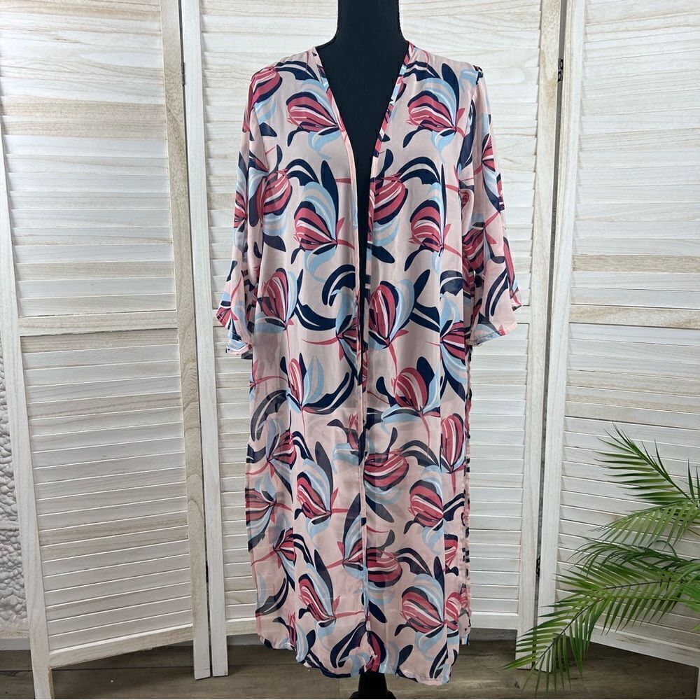 Do Everything In Love Kimono Duster OS